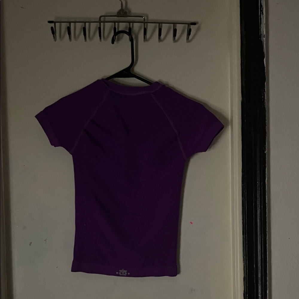 Purple Short Sleeve Top